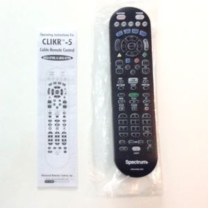 Spectrum Cable Universal CLIKR-5 Remote Control UR5U-878OL & UR5U-8790L *BNIP*